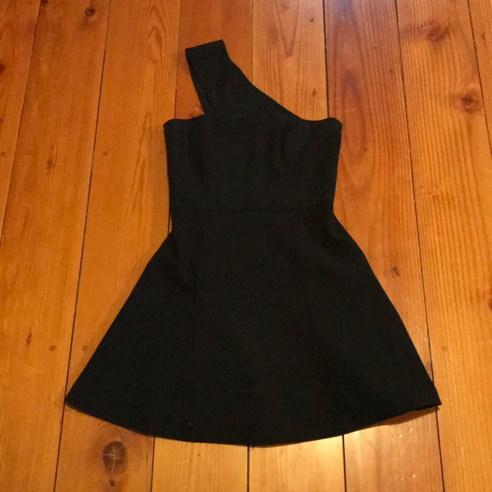 French Connection One Shoulder Cute Little Black Dress
